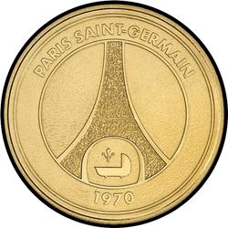 аверс 1½€ 2012 "Football Club - Paris Saint-Germain"