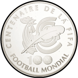 аверс 1½€ 2004 "100th Anniversary - FIFA"