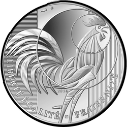 аверс 10€ 2016 "Coq"