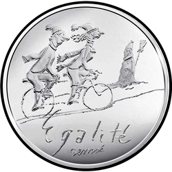 аверс 10€ 2014 "Gleichheit / Winter /"