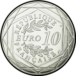 реверс 10€ 2014 "Fraternità / Autunno /"