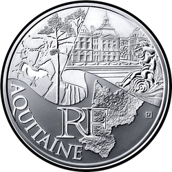 аверс 10€ 2011 "Französische Regionen - Aquitanien"