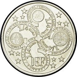 реверс 1½€ 2003 "Introduction of the Euro"
