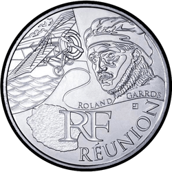 аверс 10€ 2012 "Régions françaises - Réunion"