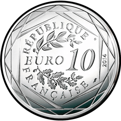 реверс 10€ 2014 "Égalité / Printemps /"