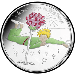 аверс 50€ 2016 "Маленький принц і квітка"