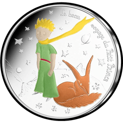 аверс 50 евро 2016 "Маленький принц и лиса"