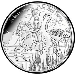 аверс 10€ 2016 "The Little Prince in the Camargue Nature Reserve"