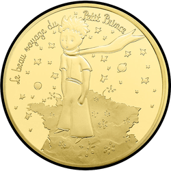 аверс 250 евро 2016 "Красивое путешествие Маленького принца по Франции"