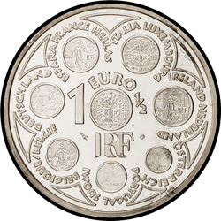 реверс 1½€ 2002 "Еўропа"