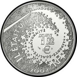реверс 1½€ 2002 "Папялушка"