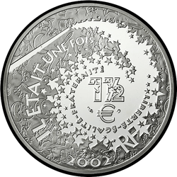 реверс 1½€ 2002 "Білосніжка"
