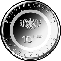 аверс 10€ 2019 "In der Luft"