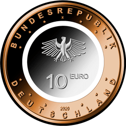 аверс 10€ 2019 "Sur la terre"
