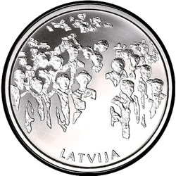 аверс 5€ 2018 "Likimo sodas"
