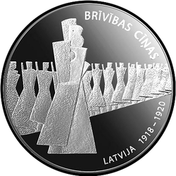 реверс 5€ 2019 "Luchas por la libertad (1918-1920)"