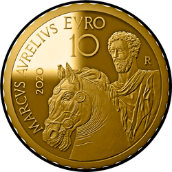 аверс 10€ 2020 "Marcus Aurelius"