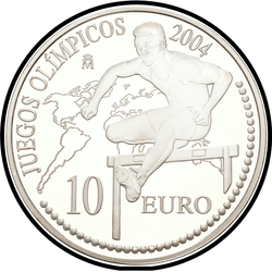 реверс 10€ 2004 "XXVIIIes Jeux Olympiques d