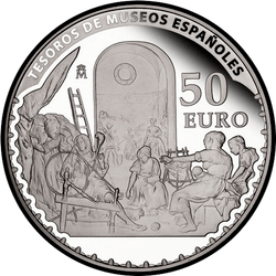 реверс 50 евро 2013 "Диего Веласкес"
