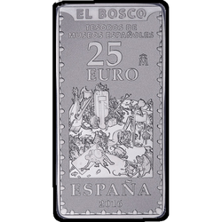 аверс 25€ 2016 "Jheronimus Bosch"