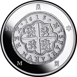 реверс 10€ 2015 "4 reales Felipe III"