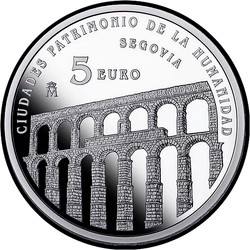 реверс 5€ 2015 "セゴビア"