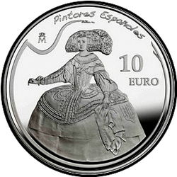 реверс 10 евро 2008 "Веласкес"