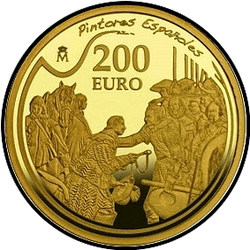 реверс 200 евро 2008 "Веласкес"