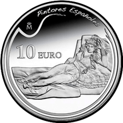 реверс 10€ 2010 "Хосе де Гойя"