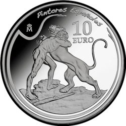 реверс 10 евро 2011 "Франсиско де Сурбарана"