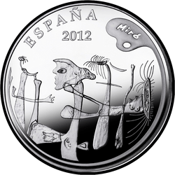 аверс 50€ 2012 "Joan Miro"