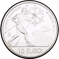 реверс 10 евро 2002 "Зимняя Олимпиада 2002"