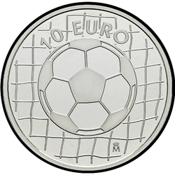 реверс 10 евро 2002 "Футболист"