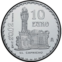 реверс 10€ 2002 "El Capricho"