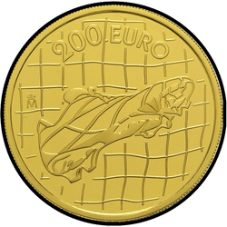реверс 200€ 2002 "Кубок світу з футболу 2002 року"