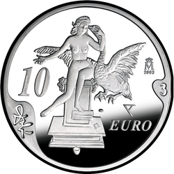 реверс 10€ 2004 "ليدا الذرية"