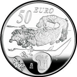 реверс 50€ 2004 "100 ans à Salvador Dali"