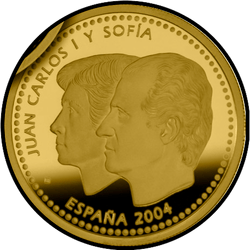 аверс 200€ 2004 "Boda del Príncipe de Asturias"
