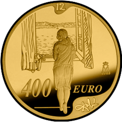 реверс 400€ 2004 "Жінка біля вікна"
