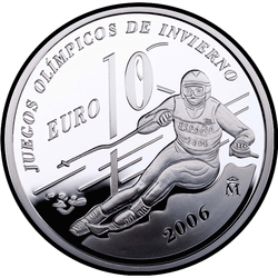 реверс 10€ 2005 "Esquiador"