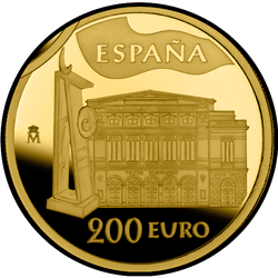 реверс 200€ 2005 "25e anniversaire des prix Prince Asturias"