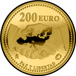 реверс 200 euro 2005 "Peace and Freedom"
