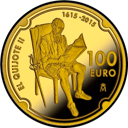 реверс 100 евро 2015 "Дон Кихот"