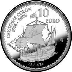 реверс 10 евро 2006 "«Пинта»"