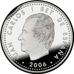 аверс 10€ 2006 "Carlos V (emperador del Sacro Imperio Romano)"