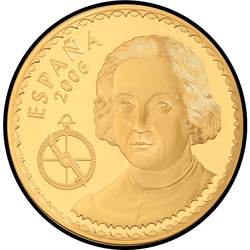 аверс 400€ 2006 "500e anniversaire de la mort de Christophe Colomb"