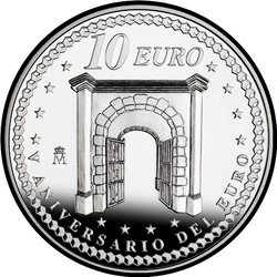 реверс 10 евро 2007 "Сотрудничество"