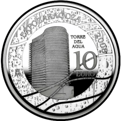 реверс 10€ 2007 "Torre del Agua"