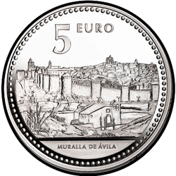 реверс 5 евро 2010 "Авила"