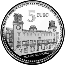 реверс 5 евро 2010 "Аликанте"
